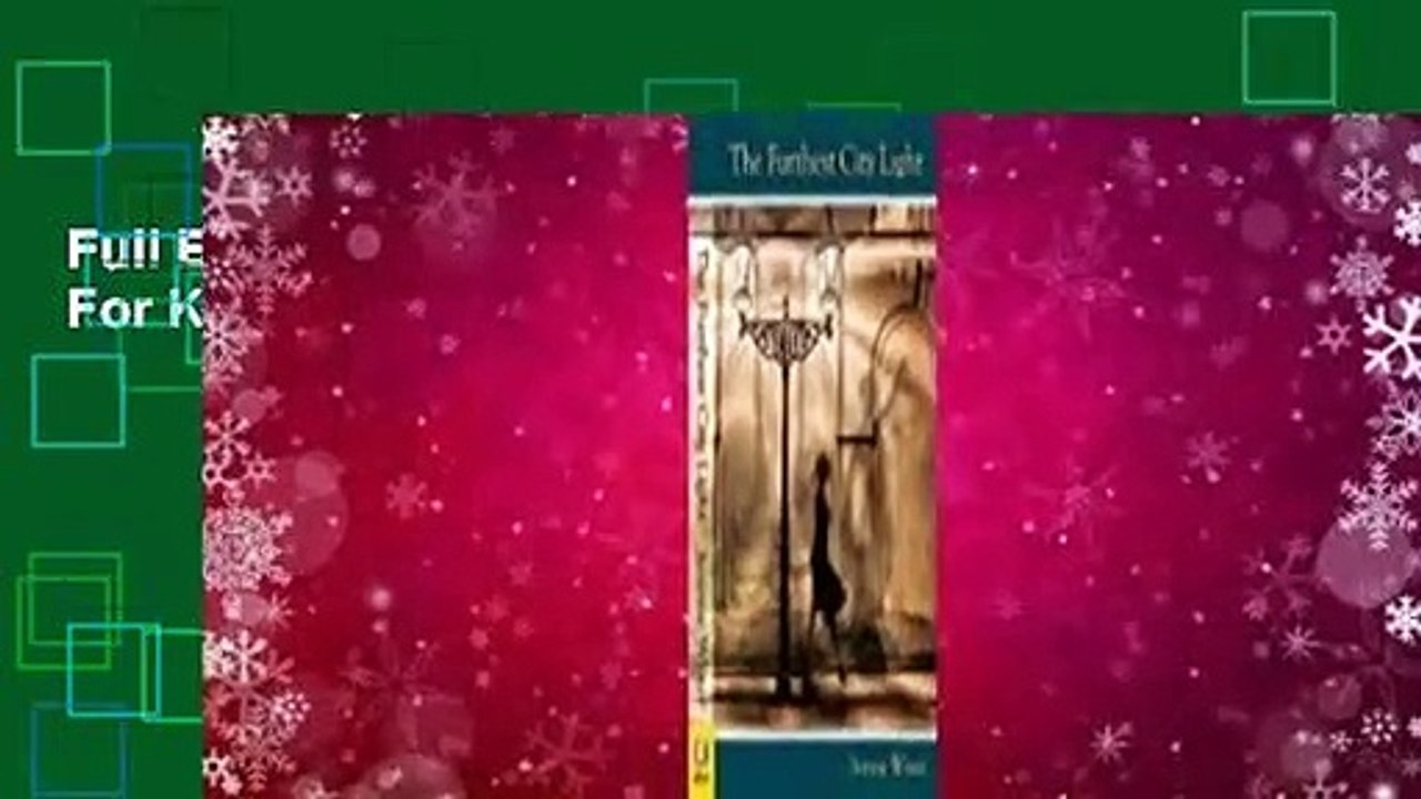 Full E-book  The Furthest City Light  For Kindle