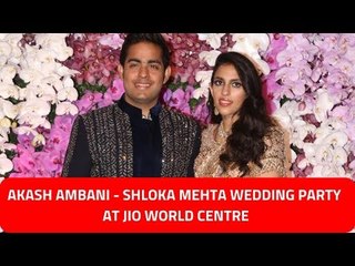 Newly Weds Akash Ambani And Shloka Mehta ARRIVE At The GRAND BASH