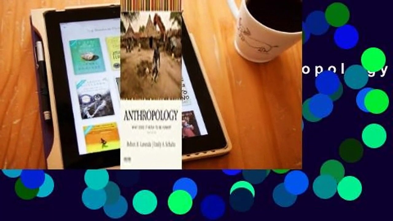 [NEW RELEASES]  Anthropology: What Does It Mean to Be Human?