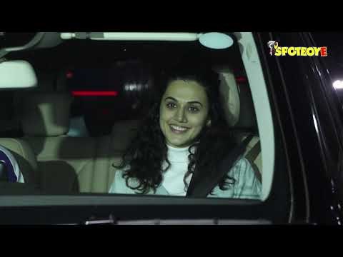 SPOTTED: Taapsee Pannu, Amitabh Bachchan And Others At The Screening Of 'Badla' At Yashraj Studios