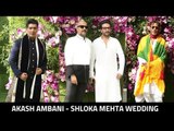 Manish Malhotra, Vishal-Shekhar & Jackie Shroff Arrive | Akash Ambani-Shloka Mehta Wedding 2019