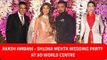 EX-LOVERS Akshay Kumar, Shilpa Shetty Kundra & Karisma Kapoor At Akash-Shloka Wedding Party Mumbai