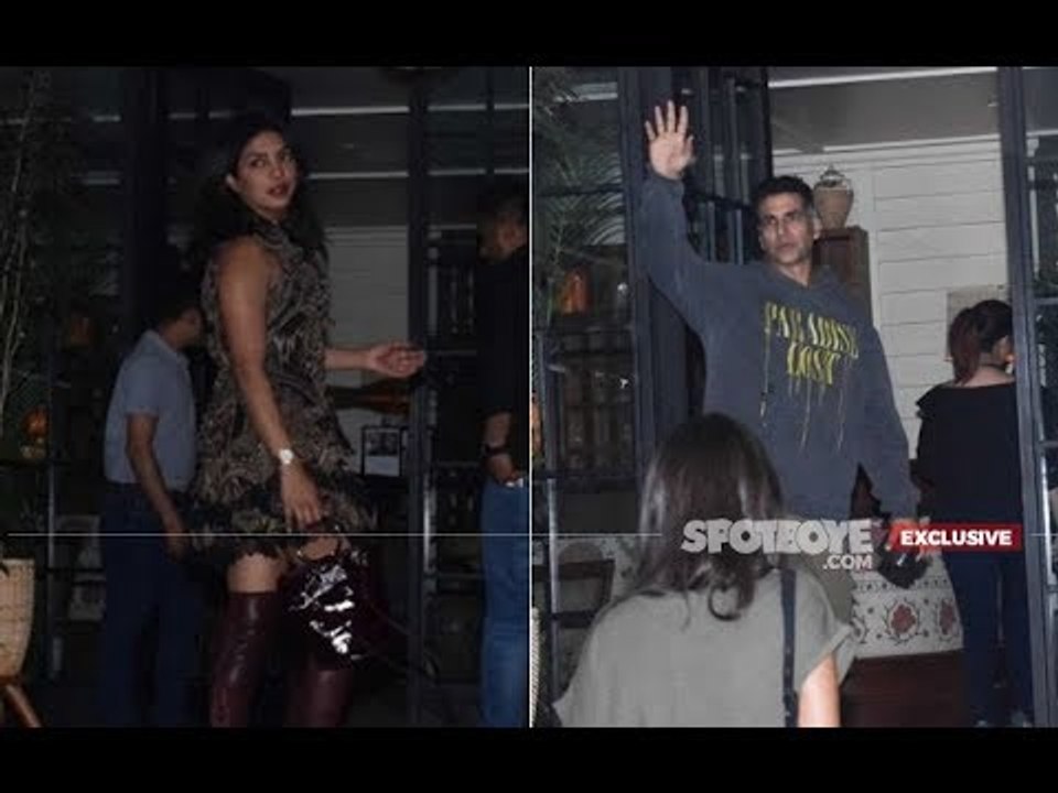 Rumoured EXES Priyanka Chopra & Akshay Kumar Dining In The Same Restaurant, Same Time