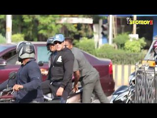 SPOTTED: Salman Khan Cycling In Mumbai