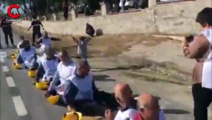 Maden işcisinin kızı ile buluşma anı duysal anlar yaşattı