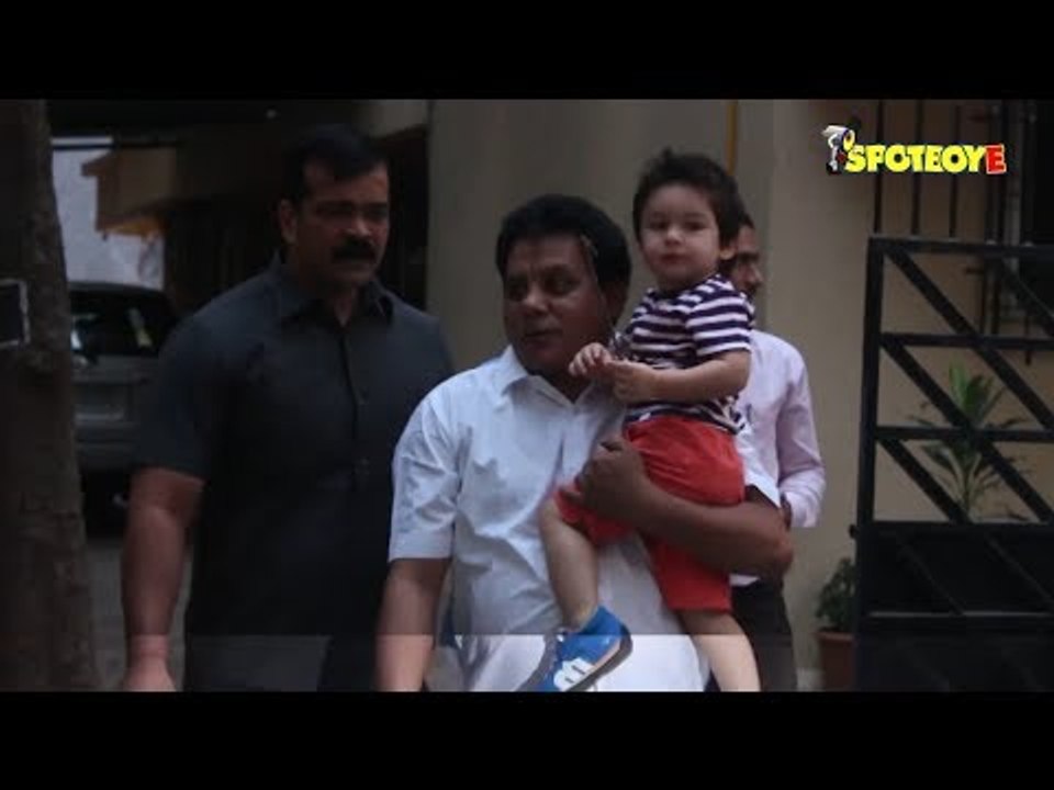 ADORABLE! Little Taimur Spotted In Bandra