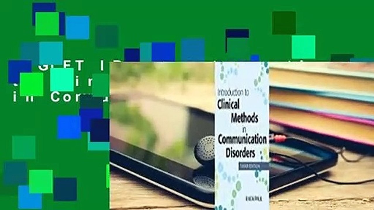 [GIFT IDEAS] Introduction to Clinical Methods in Communication Disorders