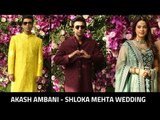 Ranbir Kapoor, Karan Johar, Ayan Mukerji & Juhi Chawla At Akash Ambani-Shloka Mehta Wedding 2019
