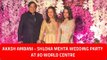 OMG!  Varun Dhawan's Girlfriend Natasha Dalal With David Dhawan & Karuna Dhawan At The Bash
