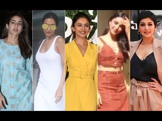 STUNNER OR BUMMER: Sara Ali Khan, Malaika Arora, Rakul Preet Singh, Kiara Advani Or Sonali Bendre?