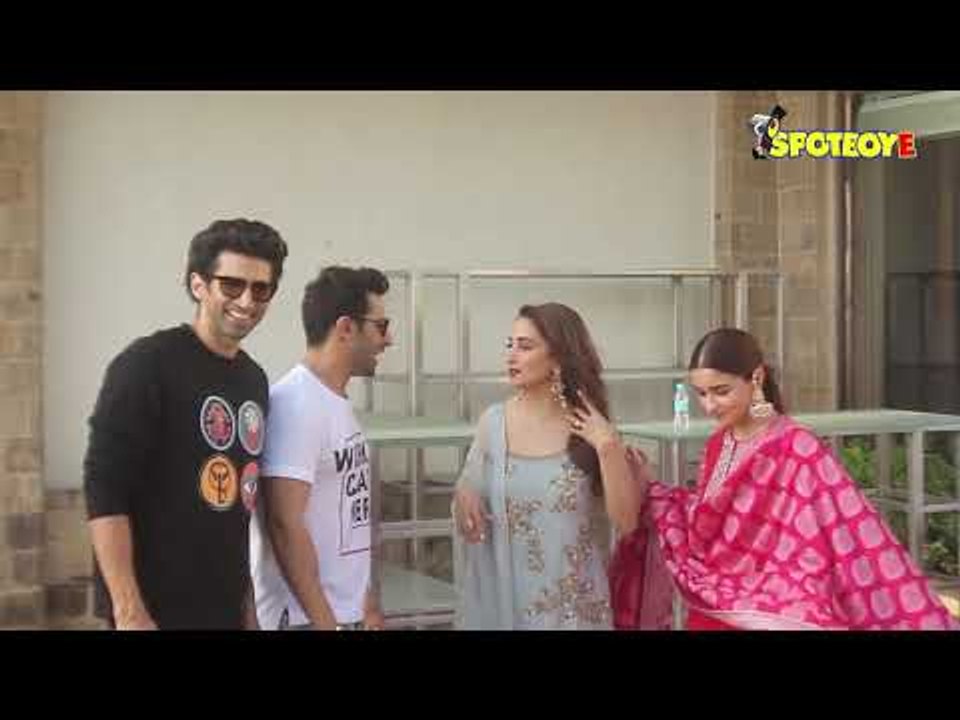 KALANK: Alia Bhatt, Varun Dhawan, Madhuri Dixit & Aditya Roy Kapur Promote Their UPCOMING Film