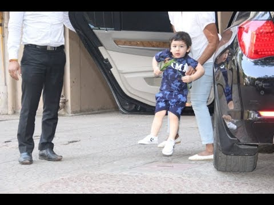 ADORABLE! Little Taimur Was Spotted In Bandra
