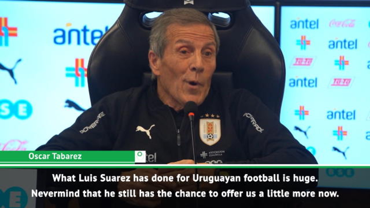 Suarez huge for Uruguayan football - Tabarez