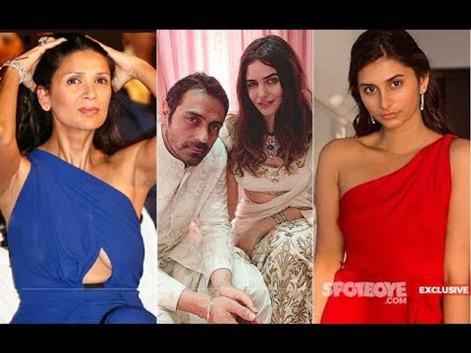 Was Arjun Rampal Relieved As Only Daughter Mahika Arrives At Komal Rampal's Clinic Launch?