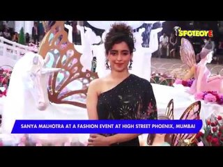 UNCUT |  Sanya Malhotra At A Fashion Event At High Street PHOENIX, Mumbai