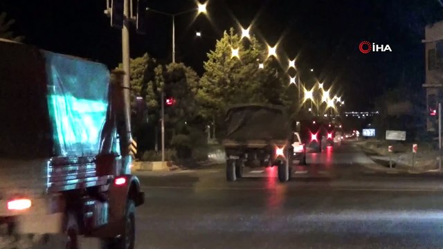 Sınıra askeri sevkiyat, operasyonlar ve Suriye Geçici Hükümetine bağlı Suriye Milli Ordusundan arşiv görüntüler