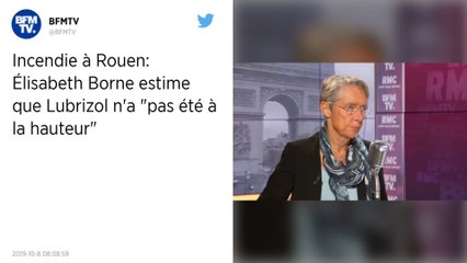 Incendie à Rouen. Lubrizol « devra indemniser » riverains et agriculteurs, affirme Elisabeth Borne