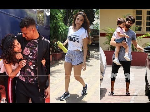 Celeb Spottings: Shahid Kapoor Takes Daughter Misha To The Gym, Vicky Kaushal-Taapsee Pannu Reunite