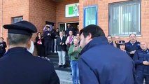 Salvini accolto al carcere di Terni dalla Polizia Penitenziaria (08.10.19)