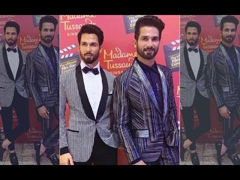 Shahid Kapoor Unveils His Madame Tussauds Wax Statue In Singapore