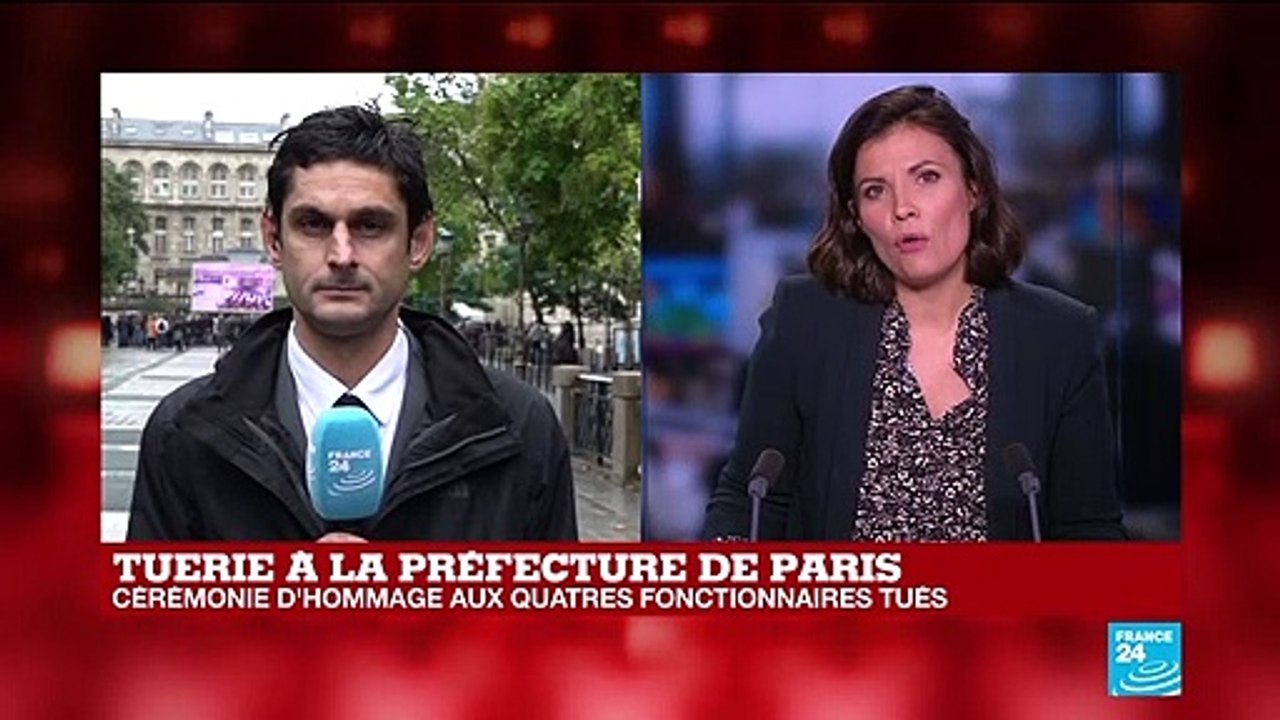 Tuerie à la préfecture de Paris : cérémonie d'hommage aux quatre fonctionnaires tués