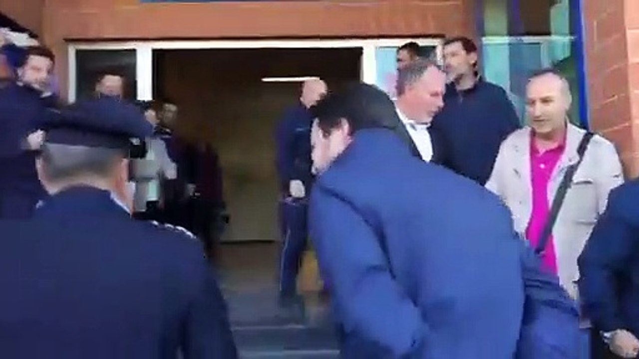 Salvini accolto al carcere di Terni dalla Polizia Penitenziaria (08.10.19)