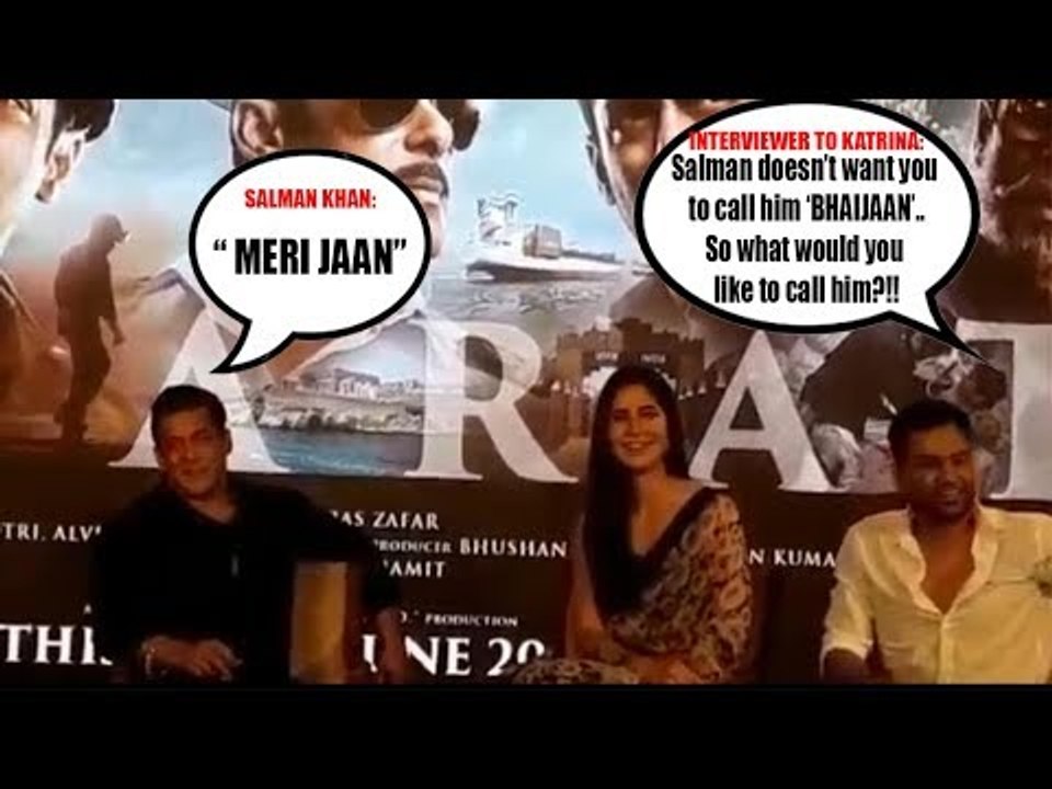 Salman Khan Wants Katrina Kaif To Call Him His 'Jaan' & Not 'BhaiJaan' | Zinda Song Launch