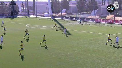 El hijo de josé Antonio Reyes le dedica un gol con el Madrid