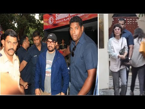SPOTTED! Aamir Khan With Wife Kiran Rao Attend A Play At The Prithvi Theatre
