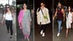 SPOTTED! Deepika Padukone, Janhvi Kapoor, Mouni Roy, Varun Dhawan At The Airport | SpotboyE