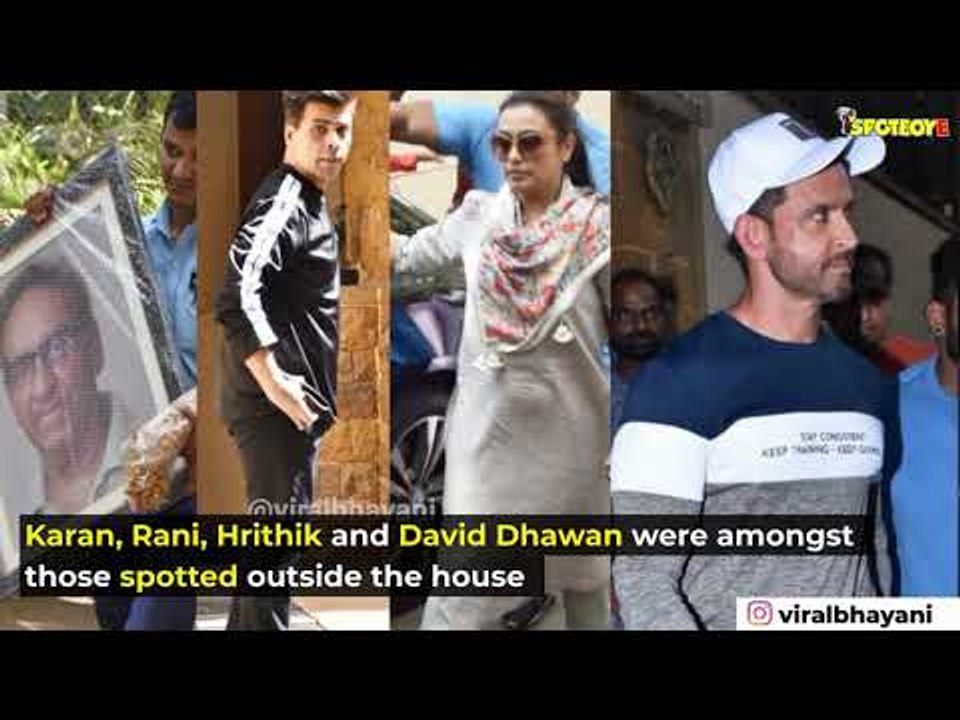 Veeru Devgan Demise: Karan Johar, Rani Mukerji, Hrithik Roshan Meet Ajay-Kajol To Offer Condolences
