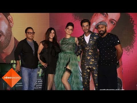 Judgementall Hai Kya: Kangana Ranaut-Rajkummar Rao Turn Up In Colorful Attires | SpotboyE