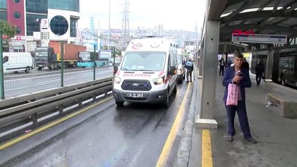 Haramidere'de metrobüs kazası yaralılar var