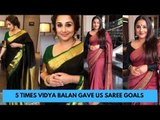 5 Times Vidya Balan Gave Us Saree Goals | SpotboyE