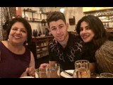 Priyanka Chopra-Nick Jonas Raise A Toast To Madhu Chopra, 