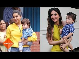 A Lot Sunny Leone's Son Looking Like Kareena Kapoor Khan's Little Munchkin | SpotboyE
