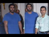 Arjun Kapoor Snapped Outside Anand Pandit's Office in a Casual Avatar | SpotboyE