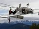 Italie : un avion a terminé son vol dans les câbles d'un télésiège et est resté suspendu