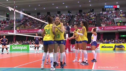 Brasil x Coréia do Sul - Copa do Mundo Feminina de Vôlei 2019