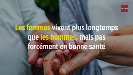 Les femmes vivent plus longtemps que les hommes, mais pas forcément en bonne santé