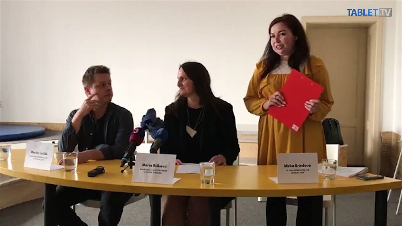 ZÁZNAM: TK na tému Národná cena za dizajn 2019