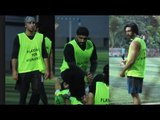 SPOTTED: Ranbir Kapoor, Arjun Kapoor, Ahan Shetty & Others during a Football Practice Session