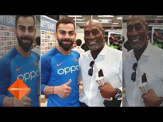 Virat Kohli Shares A Picture With Legendary Cricketer Vivian Richards | SpotboyE