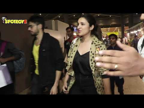 Spotted : Sidharth Malhotra & Parineeti Chopra At The Airport | SpotboyE