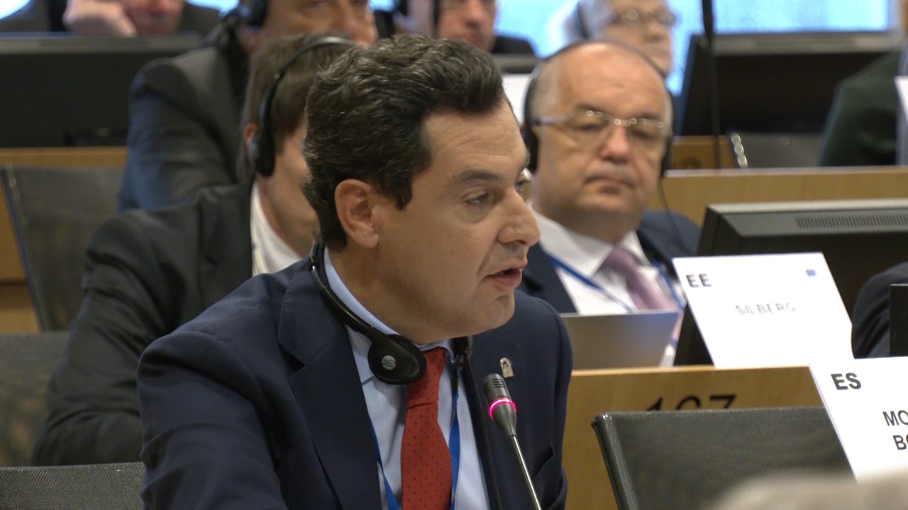 Moreno defiende la distribución de los fondos de cohesión