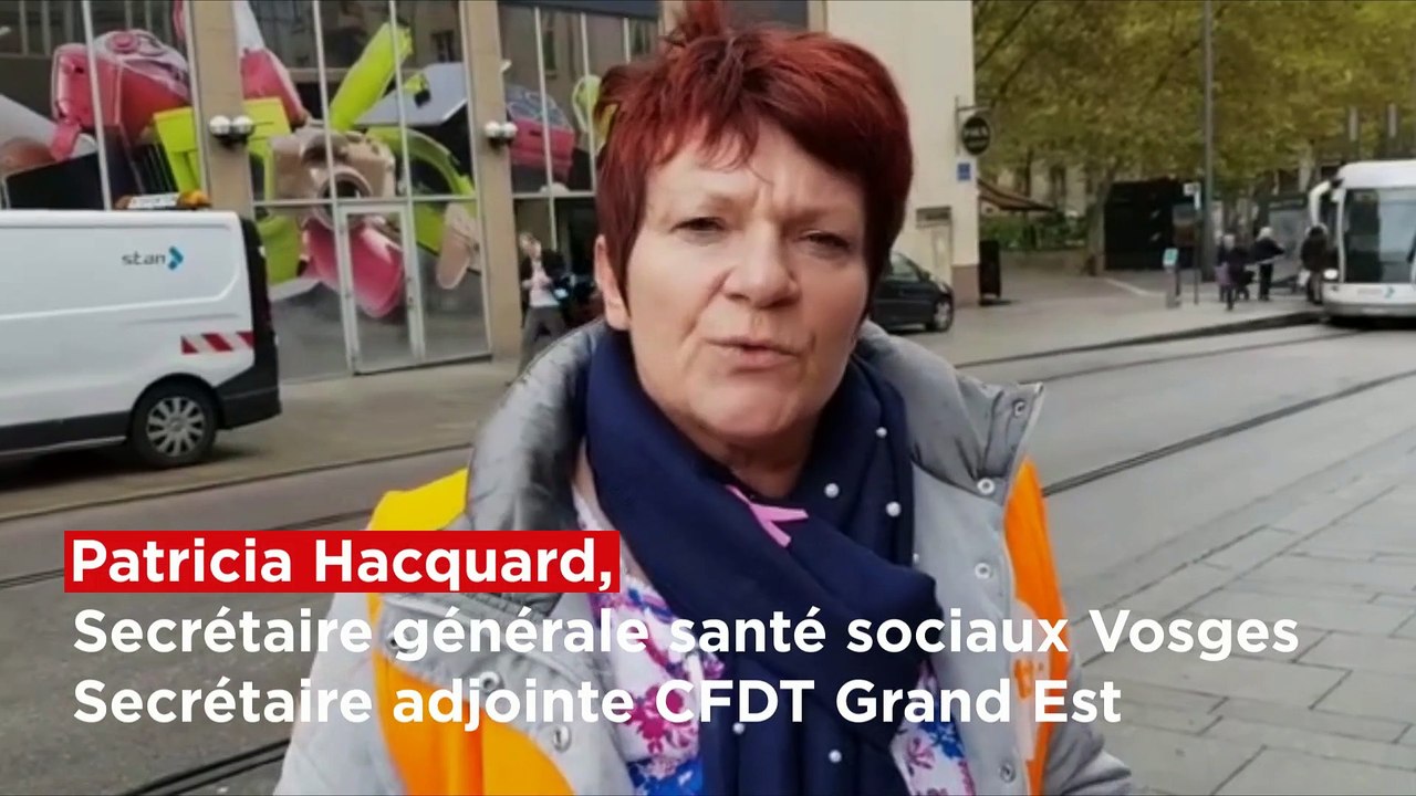 Une centaine de manifestants devant  l'ARS à Nancy