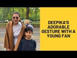 Deepika Padukone Poses With A Young Fan In London | SpotboyE