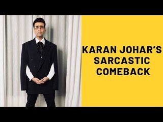 Karan Johar Sarcastically Gives It Back To A Troll Making Fun Of His Sexuality