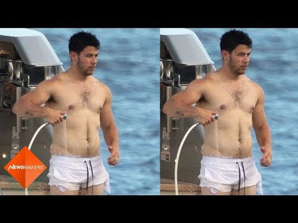 Nick Jonas goes Shirtless, flaunts ‘Love Handles’ during his Miami Vacation | SpotboyE