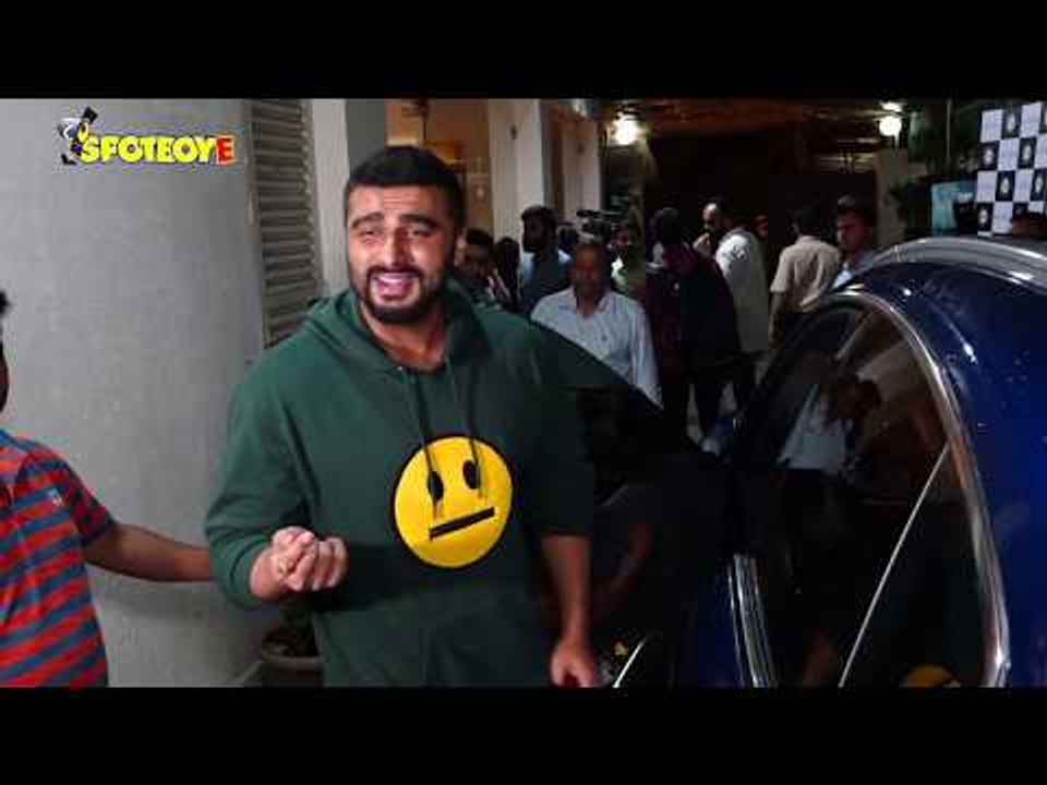 SPOTTED: Arjun Kapoor and Ashutosh Gowariker Post Dubbing of Panipat | SpotboyE